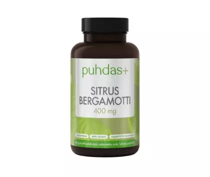 Puhdas+ Sitrusbergamotti 400 mg, 120 kaps.