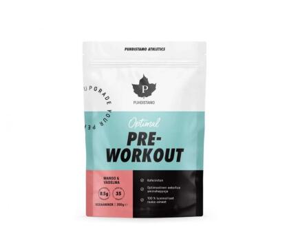 Puhdistamo Athletics Optimal Pre-Workout, 350&nbsp;g, Mango & Vadelma