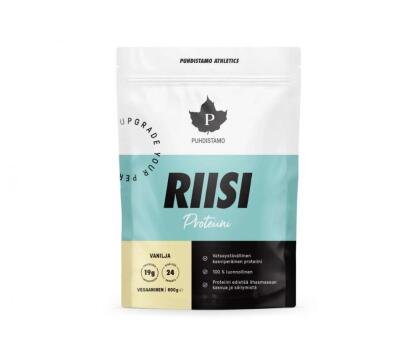 Puhdistamo Athletics Riisiproteiini 600&nbsp;g, Vanilja