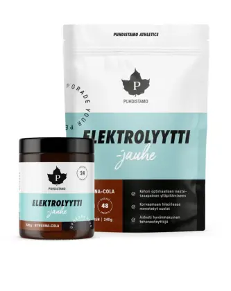 Puhdistamo Elektrolyyttijauhe
