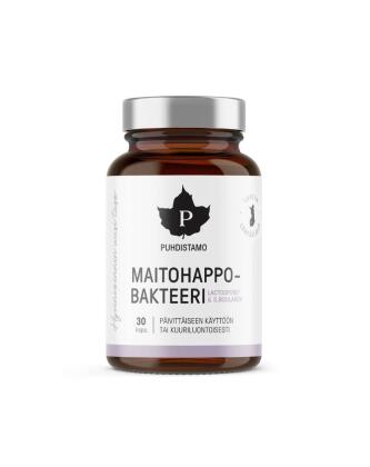 Puhdistamo Maitohappobakteeri - Lactospore & Boulardii, 30 kaps.
