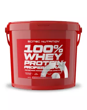 SCITEC 100% Whey Protein Professional, 5000&nbsp;g, Strawberry