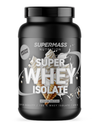 Supermass Nutrition SUPER WHEY ISOLATE, 650&nbsp;g, Vanilla Ice Cream