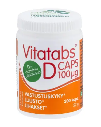 Vitatabs D-Caps, 200 kaps., 100 mcg