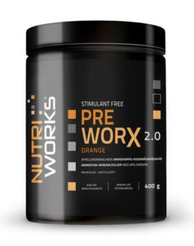 Nutri Works Pre WorX 2.0 Stimulant Free, 400 g, Orange