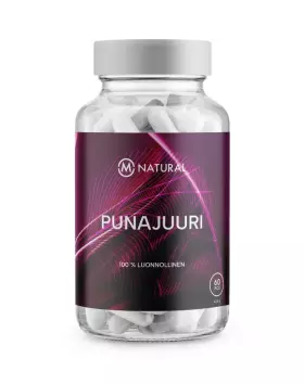 M-Natural Punajuuri, 60 kaps.