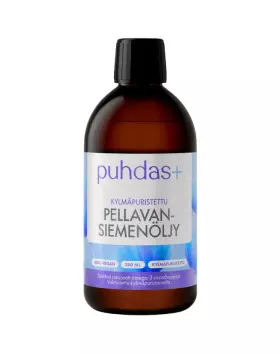 Puhdas+ Pellavansiemenöljy, 250 ml