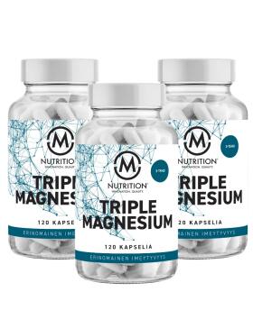 Big Buy: 3 kpl M-Nutrition Triple Magnesium (360 kaps.)