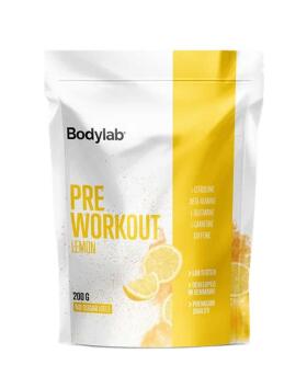 Bodylab Pre-Workout, 200&nbsp;g (Päiväystuote), Lemon (10/26)
