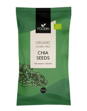 Foodin Chia-siemen, 600&nbsp;g