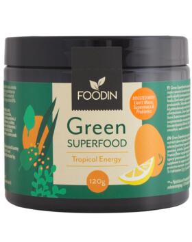 Foodin Green Superfood, 120&nbsp;g, Tropical Energy