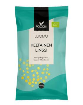 Foodin Keltainen linssi, 400&nbsp;g