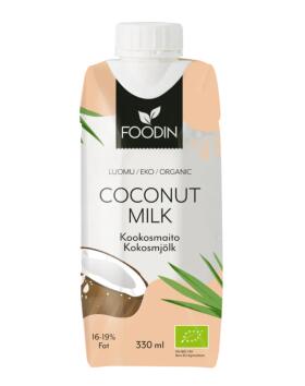Foodin Kookosmaito, 330 ml