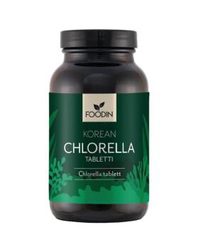 Foodin Korean Chlorella tabletti, 110&nbsp;g (09/26)