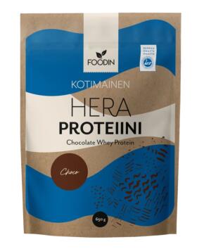 Foodin Kotimainen Laktoositon Heraproteiini, 500&nbsp;g, Suklaa