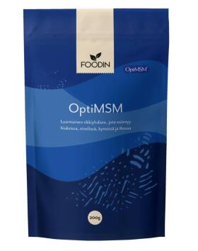 Foodin OptiMSM-hiutale, 200&nbsp;g