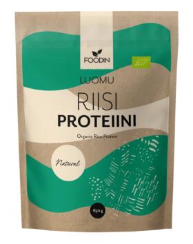 Foodin Riisiproteiini, 650&nbsp;g, Maustamaton