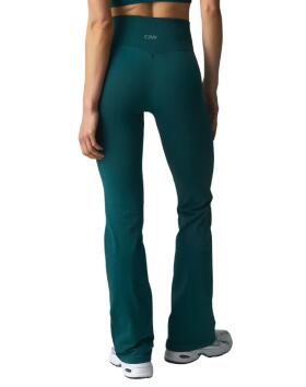 ICIW Define Seamless Flared Tights, Forest Green