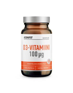 ICONFIT D3-vitamiini, 90 kaps., 100 mcg