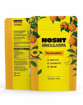 Nosht Urheilujuomajauhe, Persikkajäätee, 400&nbsp;g