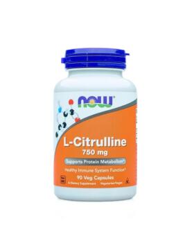 NOW Foods L-Citrulline 750 mg, 90 kaps.