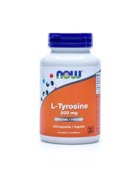 NOW Foods L-Tyrosine 500 mg, 120 kaps.