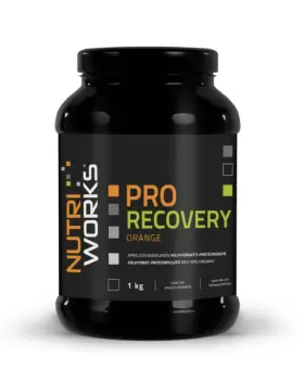 Nutri Works Black Line Pro Recovery, 1&nbsp;kg, Appelsiini