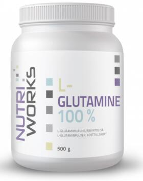Nutri Works L-Glutamine 100 %, 500&nbsp;g