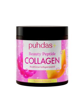 Puhdas+ Beauty Peptide Collagen 80&nbsp;g, Vadelma & Sitruuna