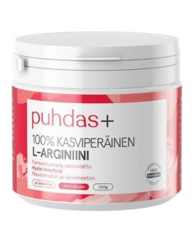 Puhdas+ L-Arginiini, 200&nbsp;g