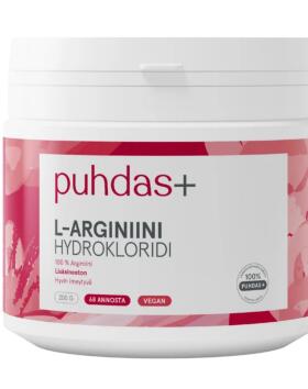 Puhdas+ L-Arginiini, 200&nbsp;g