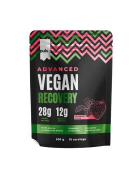 Puls Advanced Vegan Recovery, 500&nbsp;g, Strawberry