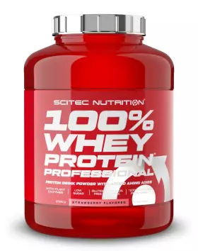 SCITEC 100% Whey Protein Professional, 2350&nbsp;g, Strawberry