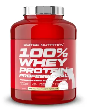 SCITEC 100% Whey Protein Professional, 2350&nbsp;g, Vanilla Very Berry