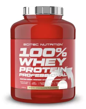 SCITEC 100% Whey Protein Professional, 2350&nbsp;g, White Chocolate