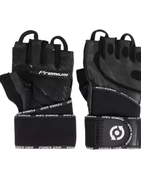 Scitec MADMAX Wrist Wrap Leather Gloves