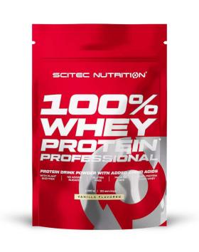 SCITEC 100% Whey Protein Professional 1&nbsp;kg (Bag), Vanilla