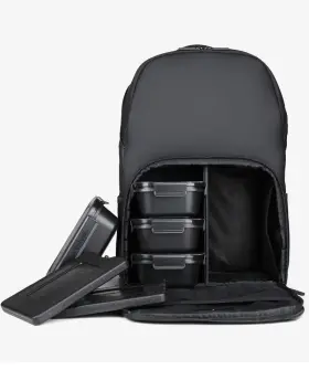 Smartshake Meal Prep Backpack with 4 Food Containers and 2 Ice Packs