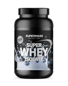 Supermass Nutrition SUPER WHEY ISOLATE, 650&nbsp;g, Blueberry Milkshake